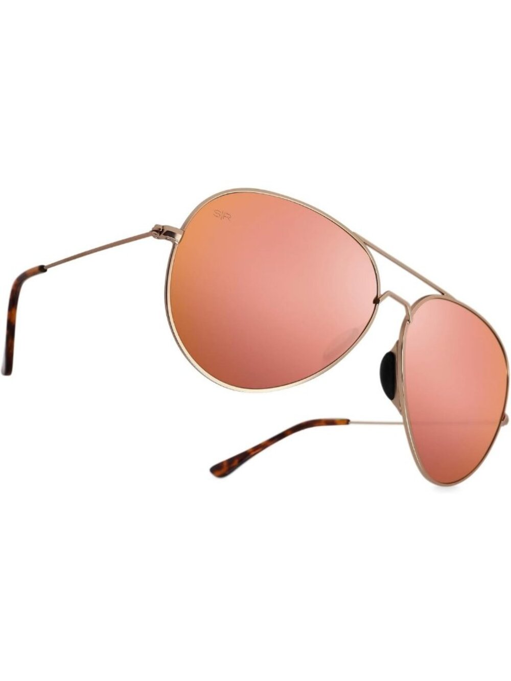 Polarized Women's Aviator Sunglasses - Tangle-Free, UV Protection, Stylish